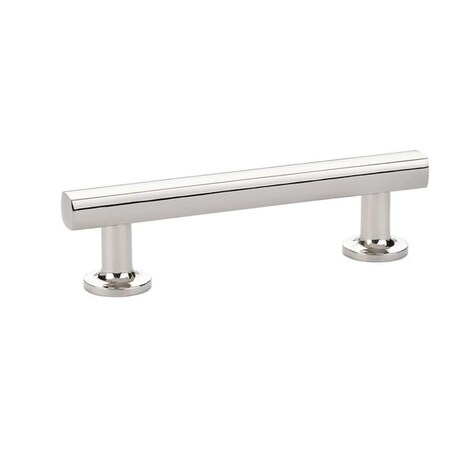 Vecindario 5 in. Freestone Center to Center Cabinet Pull, Bright Nickel VE3240012
